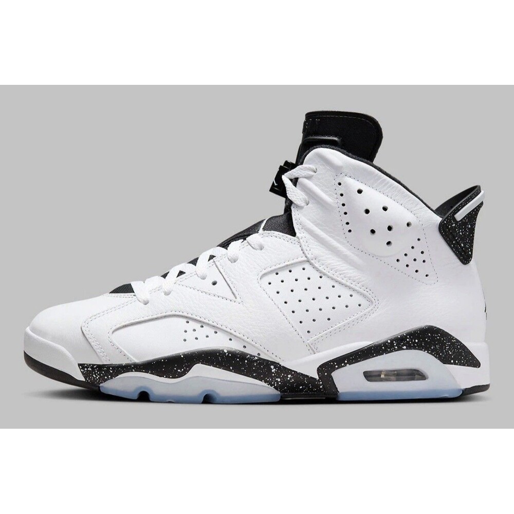 Nike Air Jordan VI 6 Retro Reverse Oreo White Black CT8529-112 Men's 7 Wmns 8.5